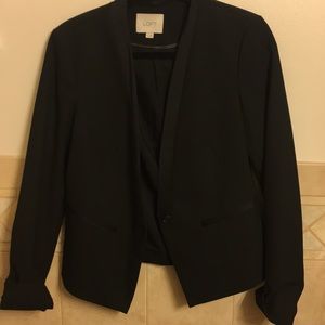 Ann Taylor Loft Black Blazer